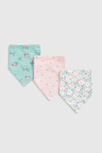 Load image into Gallery viewer, Mothercare Floral Dribble Bibs - 3 Pack
