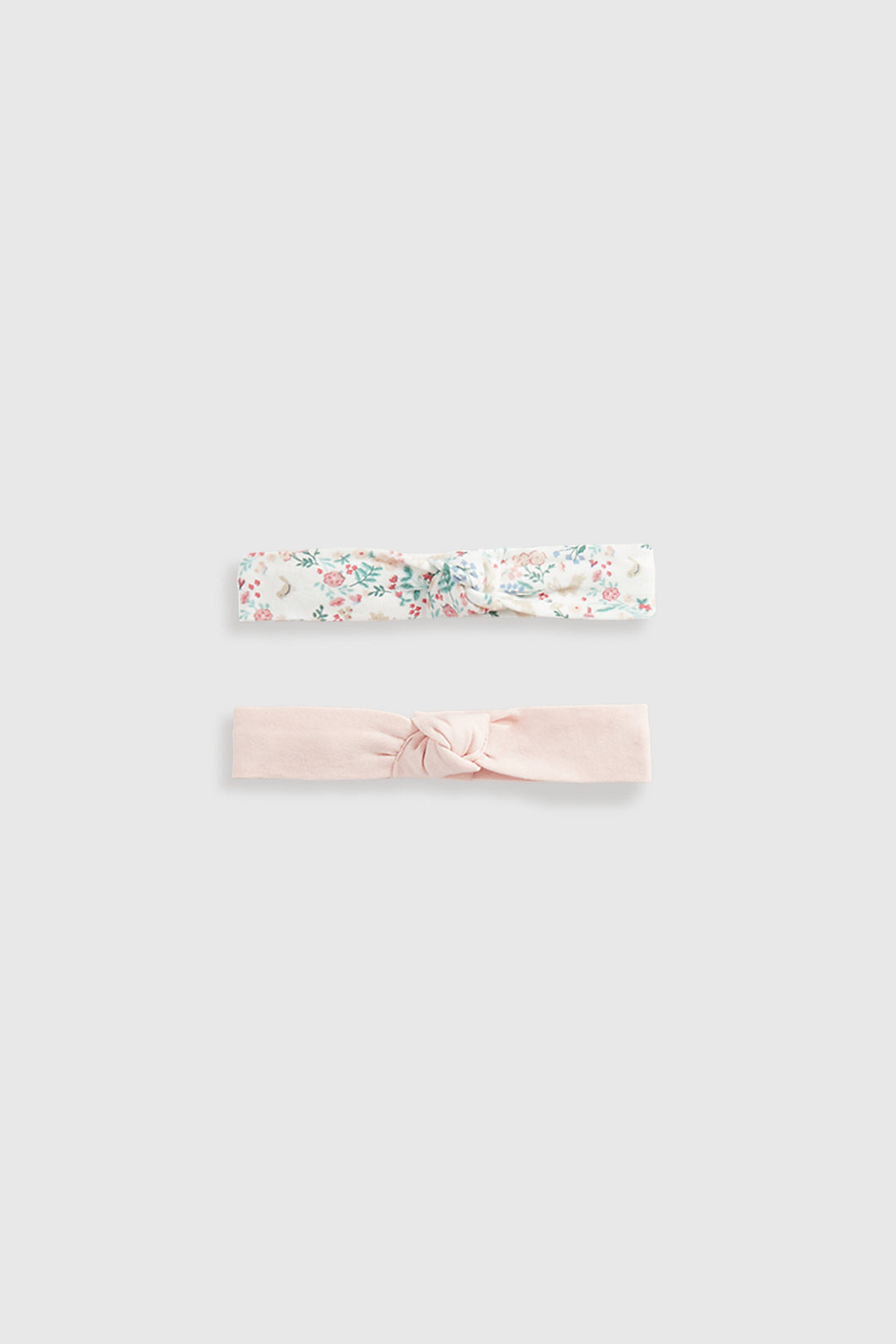 Mothercare Pink and Floral Headbands - 2 Pack