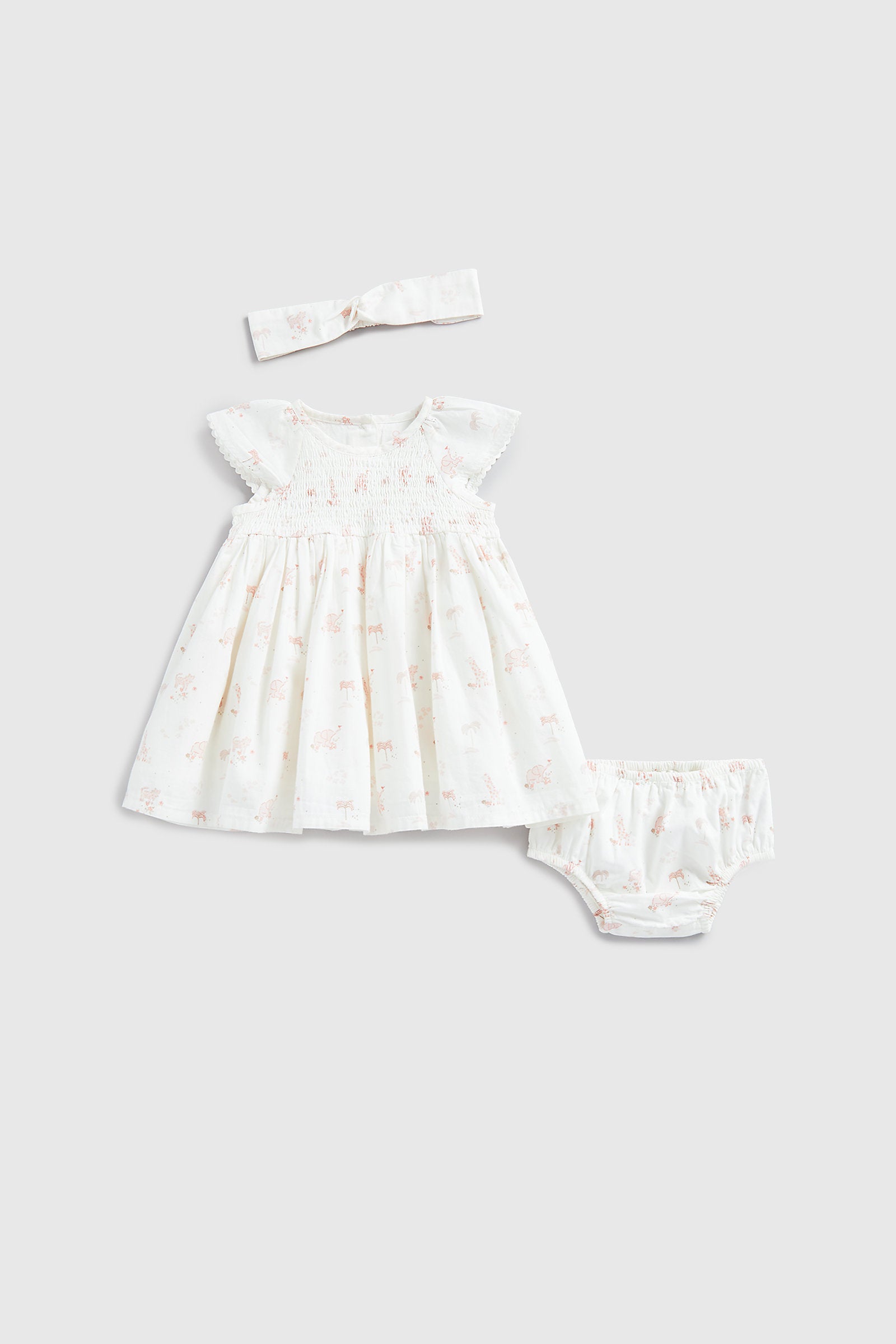 Mothercare My First Pink Flower Cotton Shawl