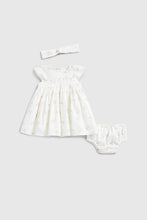 Load image into Gallery viewer, Mothercare My First Dress, Headband and Knickers
