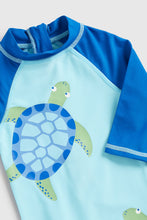 Load image into Gallery viewer, Mothercare Turtle Sunsafe Suit And Keppi Set Upf50+
