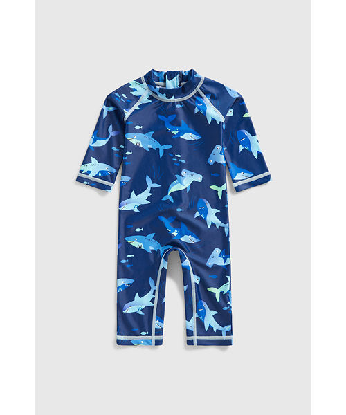 Mothercare Shark Sunsafe Suit Upf50+