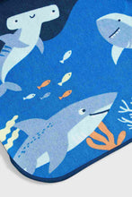 Load image into Gallery viewer, Mothercare Under The Sea Towelling Poncho
