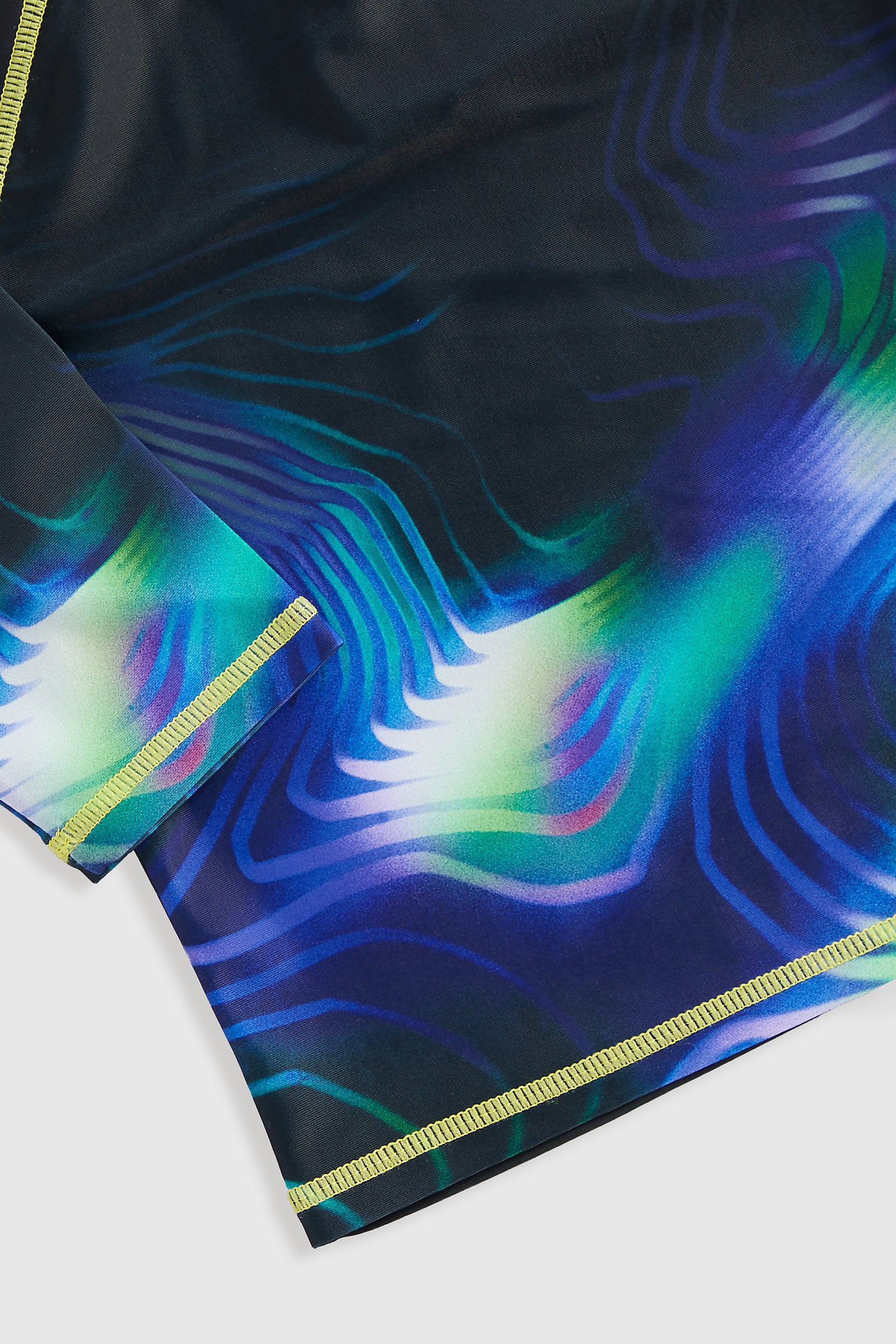 Mothercare Black and Lime Sunsafe Rash Vest and Shorts Upf50+