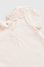 Load image into Gallery viewer, Mothercare Broderie Collar T-Shirts - 2 Pack
