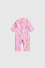 Load image into Gallery viewer, Mothercare Pink Sunsafe Suit And Keppi Upf50+
