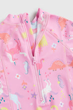 Load image into Gallery viewer, Mothercare Pink Sunsafe Suit And Keppi Upf50+
