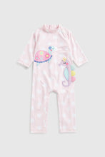 Load image into Gallery viewer, Mothercare Pink Sunsafe Suit UPF50+
