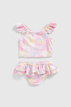 Load image into Gallery viewer, Mothercare Floral Frill Tankini

