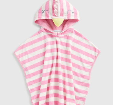 Mothercare Flamingo Hooded Towelling Poncho