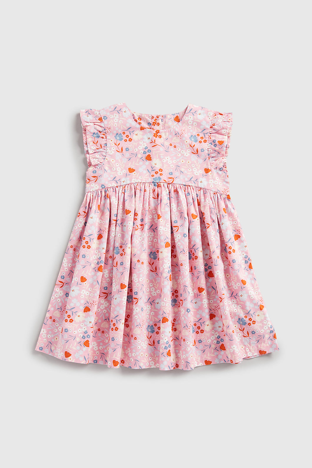 Mothercare Pink Floral Cotton Dress