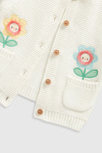 Load image into Gallery viewer, Mothercare Flower Pocket Knitted Cardigan
