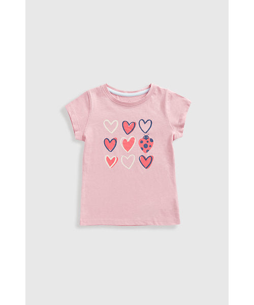 Mothercare Ladybird Heart T-Shirt