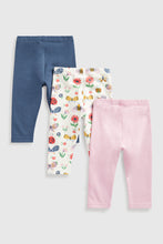 Load image into Gallery viewer, Mothercare Nature Leggings - 3 Pack
