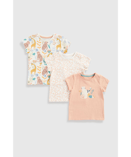 Mothercare Safari T-Shirts - 3 Pack