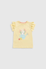 Load image into Gallery viewer, Mothercare Yellow Bunny T-Shirt
