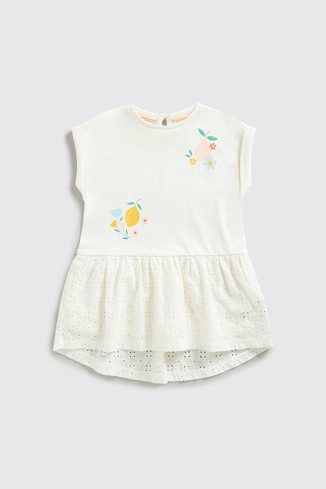 Mothercare Broderie Peplum Dress