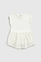 Load image into Gallery viewer, Mothercare Broderie Peplum Dress
