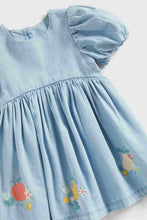 Load image into Gallery viewer, Mothercare Embroidered Denim Dress
