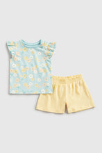 Load image into Gallery viewer, Mothercare Floral Top and Shorts Set
