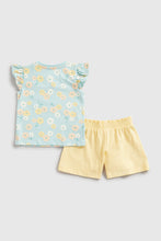 Load image into Gallery viewer, Mothercare Floral Top and Shorts Set
