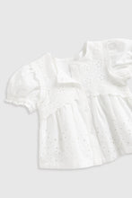 Load image into Gallery viewer, Mothercare White Broderie Blouse
