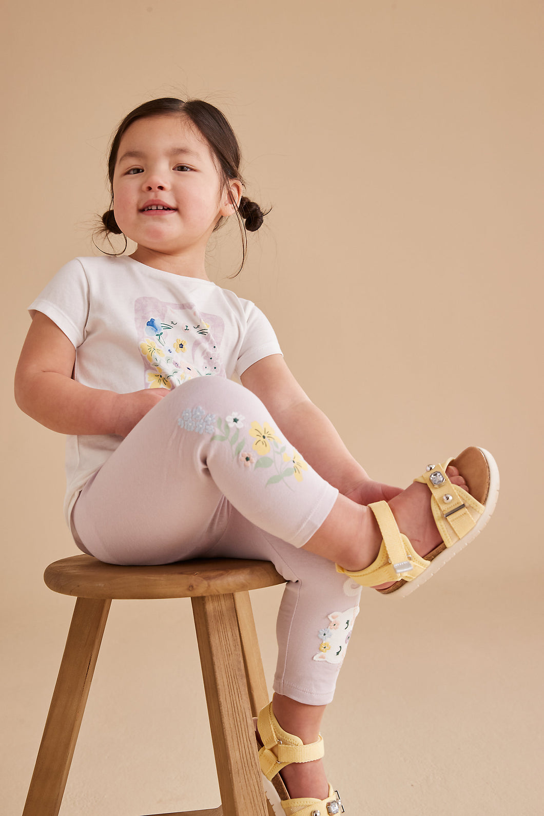Mothercare Floral Farm Cropped Leggings - 3 Pack