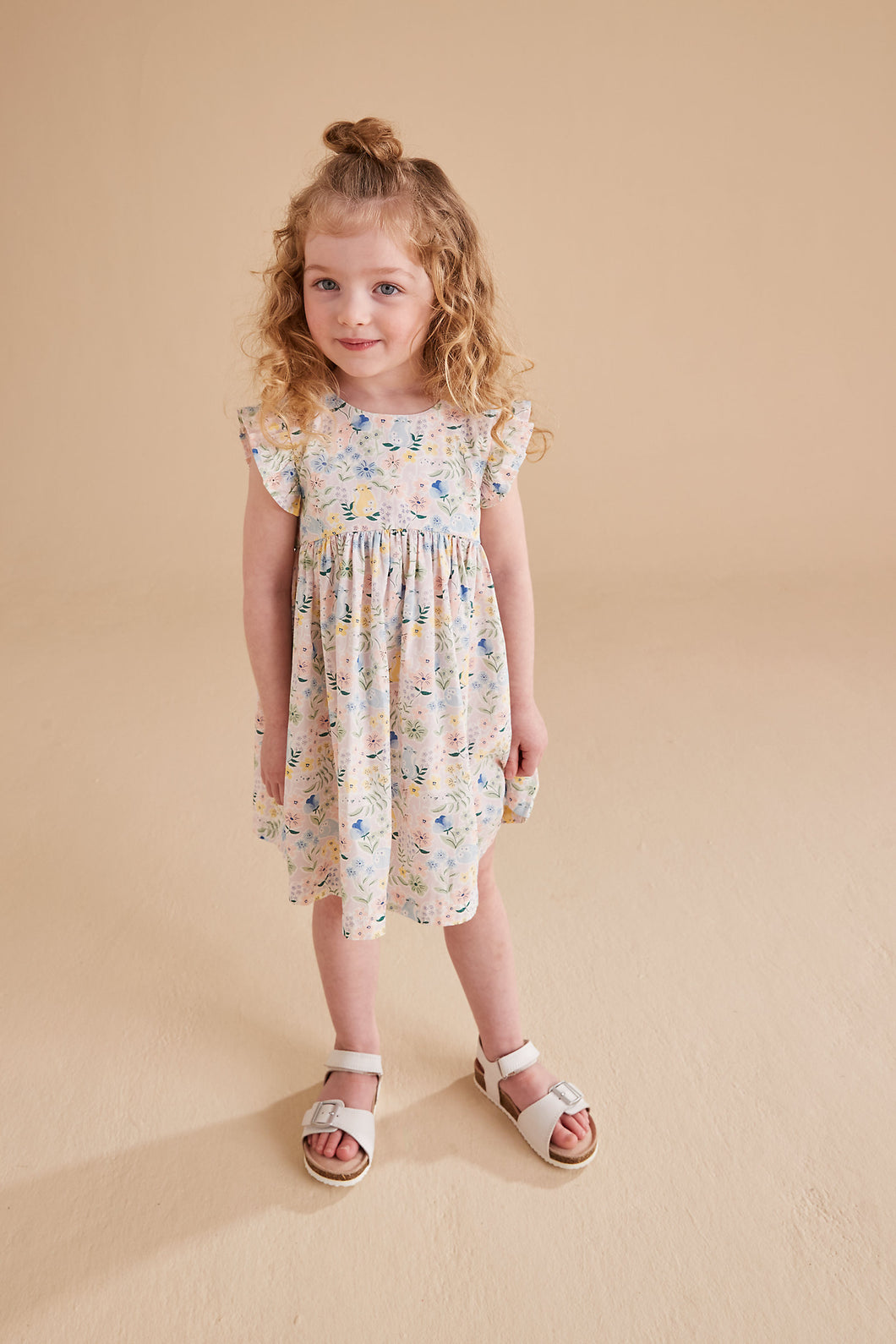Mothercare Cat And Floral Woven Dress