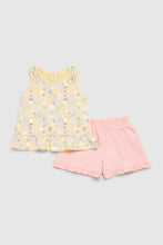 Load image into Gallery viewer, Mothercare Ditsy Vest T-Shirt And Shorts Set
