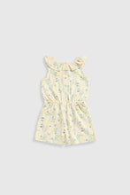 Load image into Gallery viewer, Mothercare Yellow Floral Jersey Playsuit
