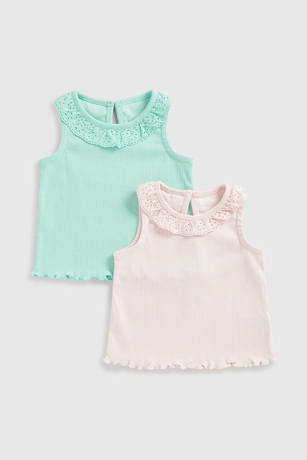 Mothercare Sleeveless Vest T-Shirts - 2 Pack