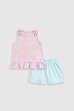 Load image into Gallery viewer, Mothercare Seashell Vest T-Shirt And Shorts Set
