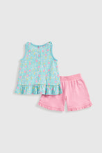 Load image into Gallery viewer, Mothercare Tropical Vest T-Shirt And Shorts Set
