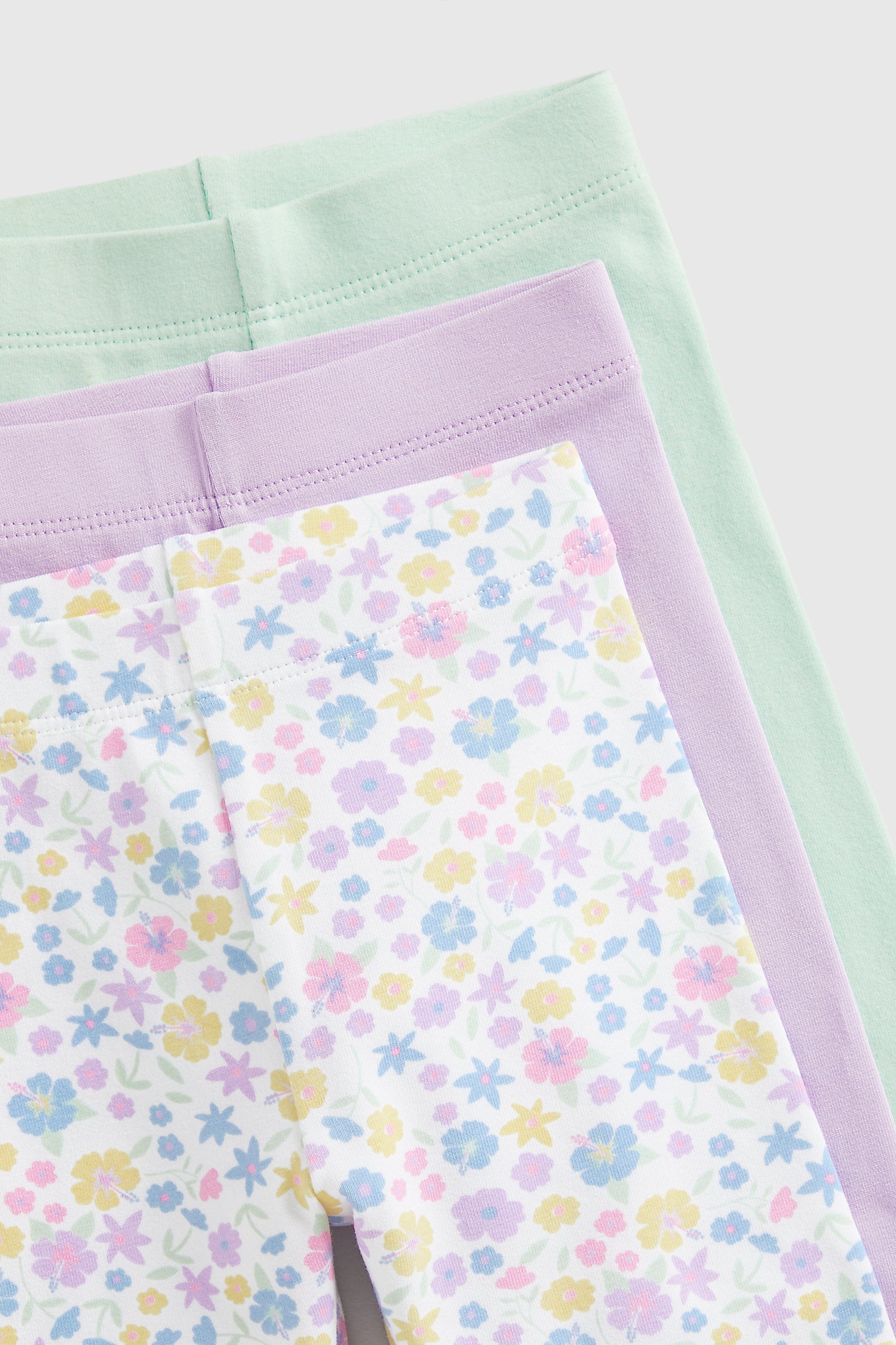 Mothercare Bunny Cropped Leggings - 3 Pack