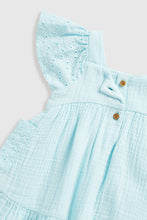 Load image into Gallery viewer, Mothercare Green Gauze Dress
