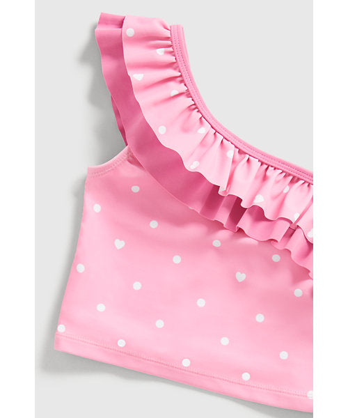 Mothercare Pink Asymmetrical Tankini