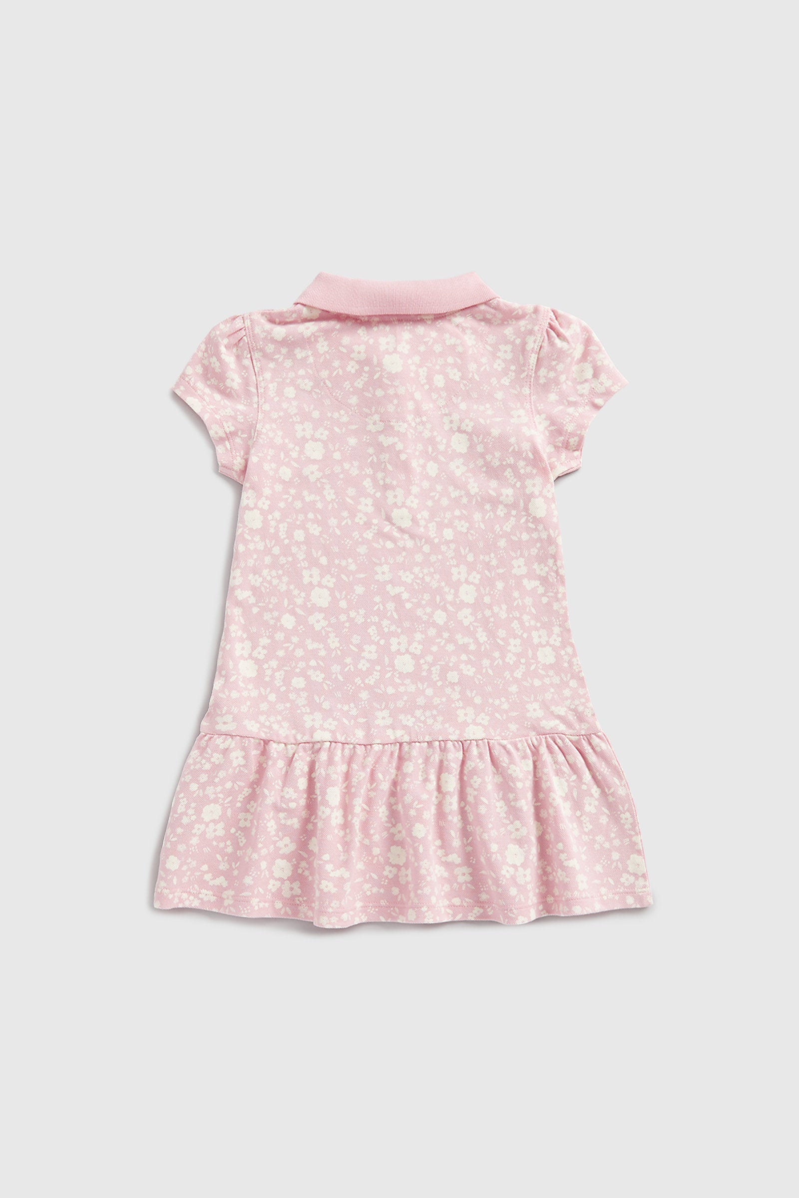 Mothercare Pink Floral Polo Dress
