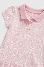 Load image into Gallery viewer, Mothercare Pink Floral Polo Dress
