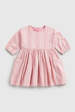 Load image into Gallery viewer, Mothercare Pink Woven Dress
