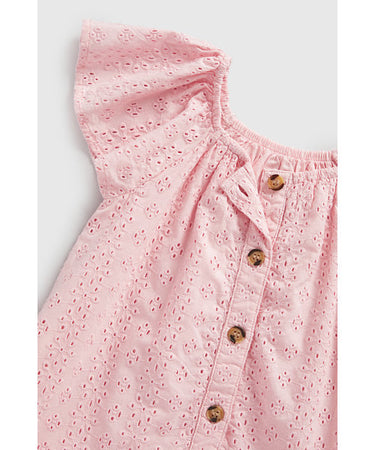 Mothercare Pink Broderie Dress