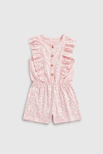 Load image into Gallery viewer, Mothercare Pink Floral Playsuit
