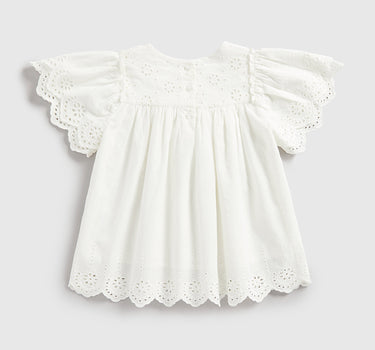 Mothercare White Woven Blouse
