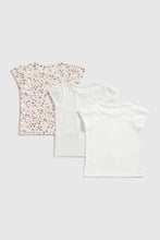 Load image into Gallery viewer, Mothercare Floral Beat T-Shirts - 3 Pack
