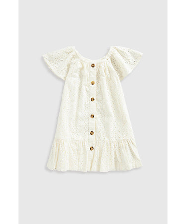 Mothercare White Broderie Dress