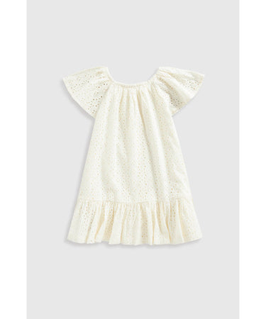 Mothercare White Broderie Dress
