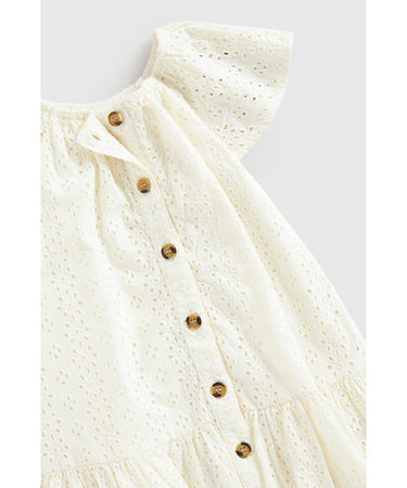 Mothercare White Broderie Dress