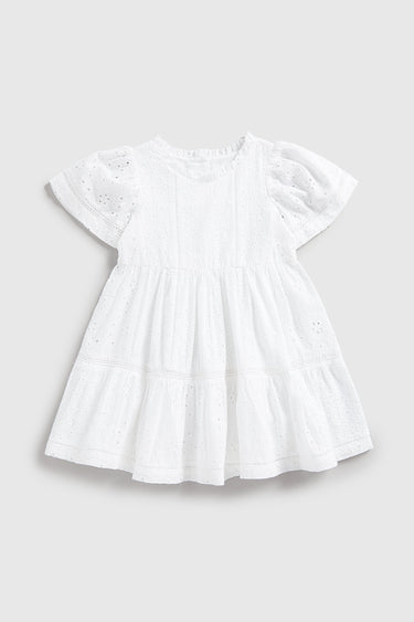 Mothercare White Broderie Dress