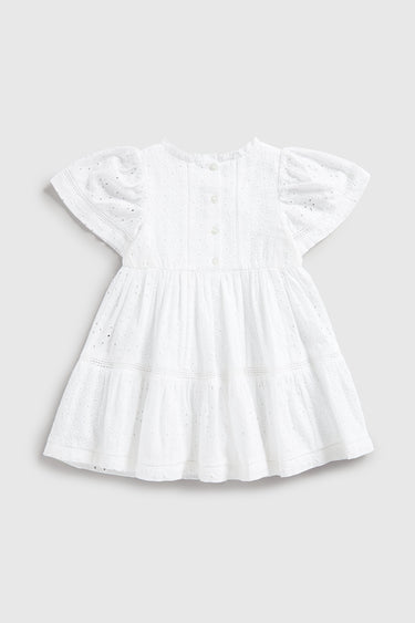 Mothercare White Broderie Dress