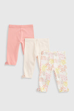 Load image into Gallery viewer, Mothercare Cropped Leggings - 3 Pack

