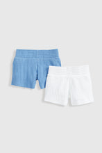 Load image into Gallery viewer, Mothercare Jersey Ribbed Shorts - 2 Pack
